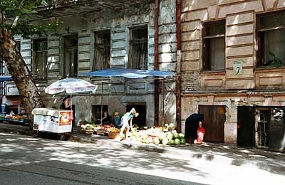 Tbilisi, Georgien: altes Bürgerviertel