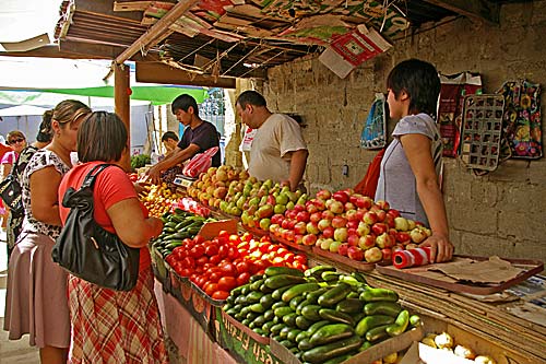 Obstbasar in Beynew