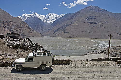 Pjandz mit Hindukush Kette (Afghanistan)